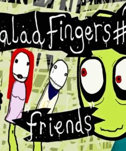 Salad Fingers Friends Paint By Numbers