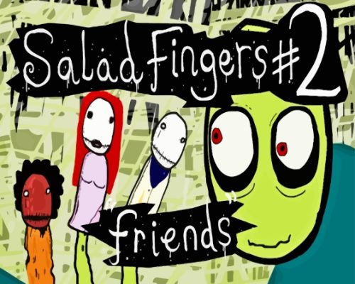 Salad Fingers Friends Paint By Numbers