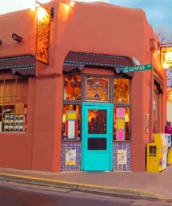 Santa Fe City Buildings Paint By Numbers