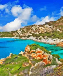 Sardinia Seaside Paint By Numbers