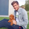 Sergi Roberto With His Puppy Paint By Numbers