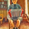 Spanish Accordion Player Paint By Numbers