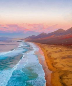 Sunset Desert Beach Paint By Numbers