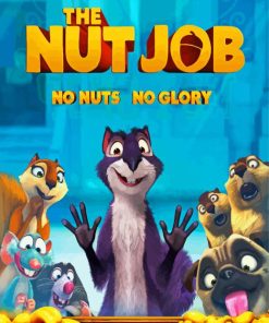 The Nut Job Movie Poster Paint By Numbers