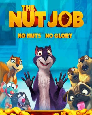 The Nut Job Movie Poster Paint By Numbers