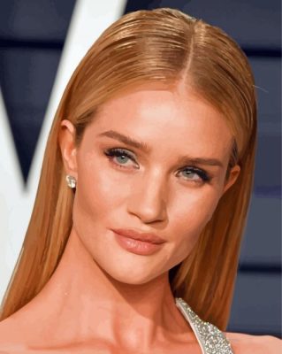 The British Rosie Huntington Whitele Paint By Numbers