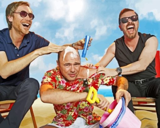 The Comedy Serie Idiot Abroad Paint By Numbers