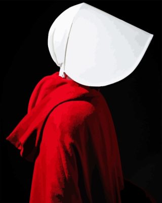 The Handmaids Tale Side Profile Paint By Numbers