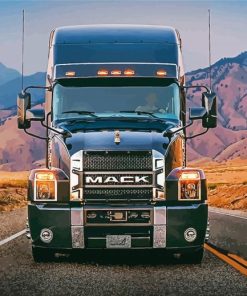 The Mack Truck Paint By Numbers