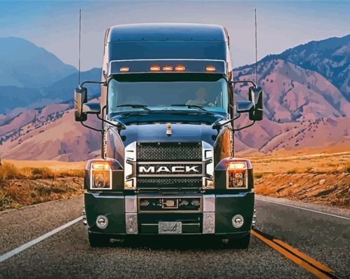 The Mack Truck Paint By Numbers