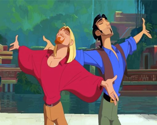 The Road To El Dorado Tulio And Miguel Paint By Numbers