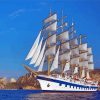 The Square Rigger Ship Paint By Numbers