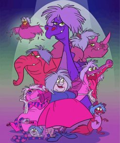 The Sword In Stone Madam Mim Paint By Numbers