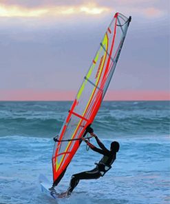 The Windsurfer Paint By Numbers