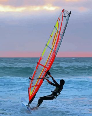 The Windsurfer Paint By Numbers