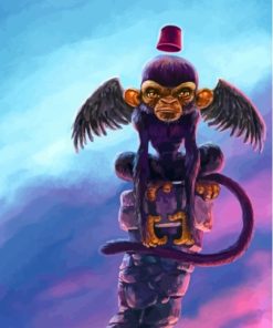 The Winged Monkey Paint By Numbers