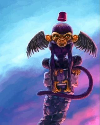 The Winged Monkey Paint By Numbers