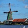 The Zaanse Schans Windmill Paint By Numbers