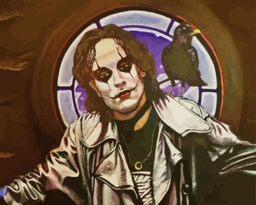 The Crow Brandon Lee Paint By Numbers