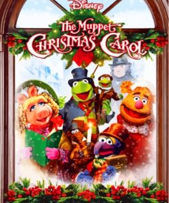 The Muppet Christmas Card Disney Movie Paint By Numbers