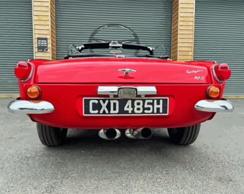 Triumph Spitfire Mk3 Car Paint By Numbers