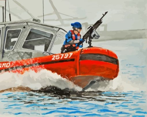 United States Coast Guard Paint By Numbers