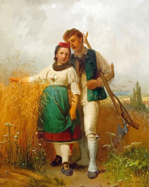 Young Raming Couple Paint By Numbers