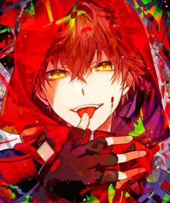 Aesthetic Akabane Karma Paint By Numbers