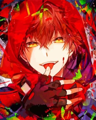 Aesthetic Akabane Karma Paint By Numbers