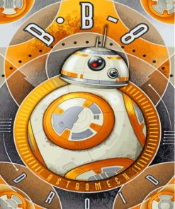 Aesthetic BB 8 Paint By Numbers