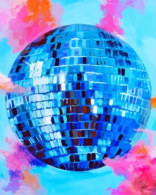 Aesthetic Disco Ball Paint By Numbers