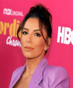 Aesthetic Actress Eva Longoria Paint By Numbers