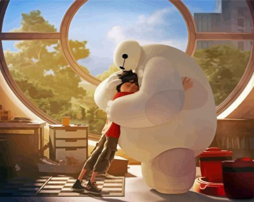 Aesthetic Baymax Paint By Numbers