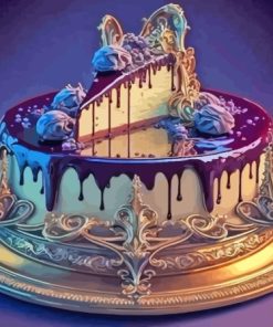 Aesthetic Cake Paint By Numbers