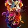 Aesthetic Floral Mouse Paint By Numbers