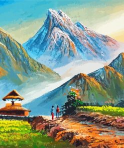 Aesthetic Nepal Paint By Numbers