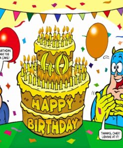 Bananaman Birthday Paint By Numbers