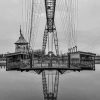 Black And White Transporter Bridge Paint By Numbers