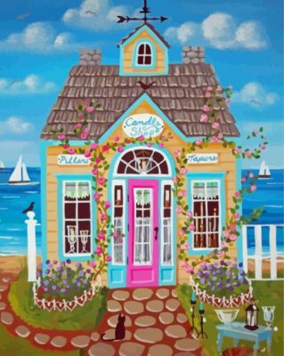 Candle Shop Art Paint By Numbers