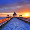 Clevedon Pier Sunset Paint By Numbers