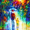 Colorful Abstract Father And Son Paint By Numbers