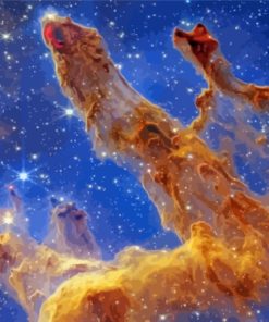 Columns Of Interstellar Pillars Of Creation Paint By Numbers