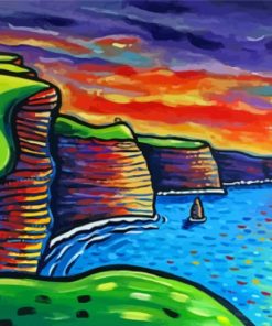 Cool Cliffs Of Moher Paint By Numbers