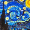 Cool Dr Who Starry Night Paint By Numbers