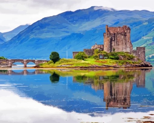 Cool Eilean Donan Paint By Numbers