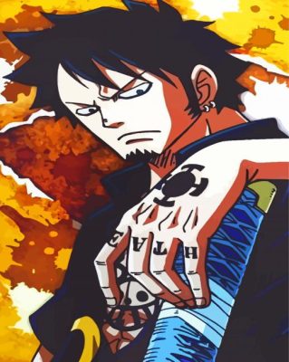 Cool Law From One Piece Paint By Numbers