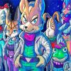 Cool Star Fox Paint By Numbers