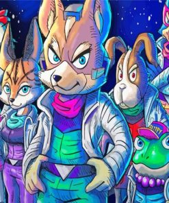 Cool Star Fox Paint By Numbers