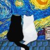 Cute Cats Starry Night Paint By Numbers