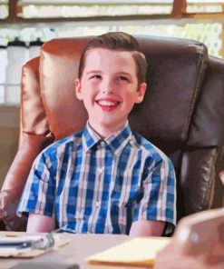 Cute Young Sheldon Paint By Numbers